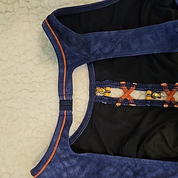 Blue bathing suit - Picture 6 of 10